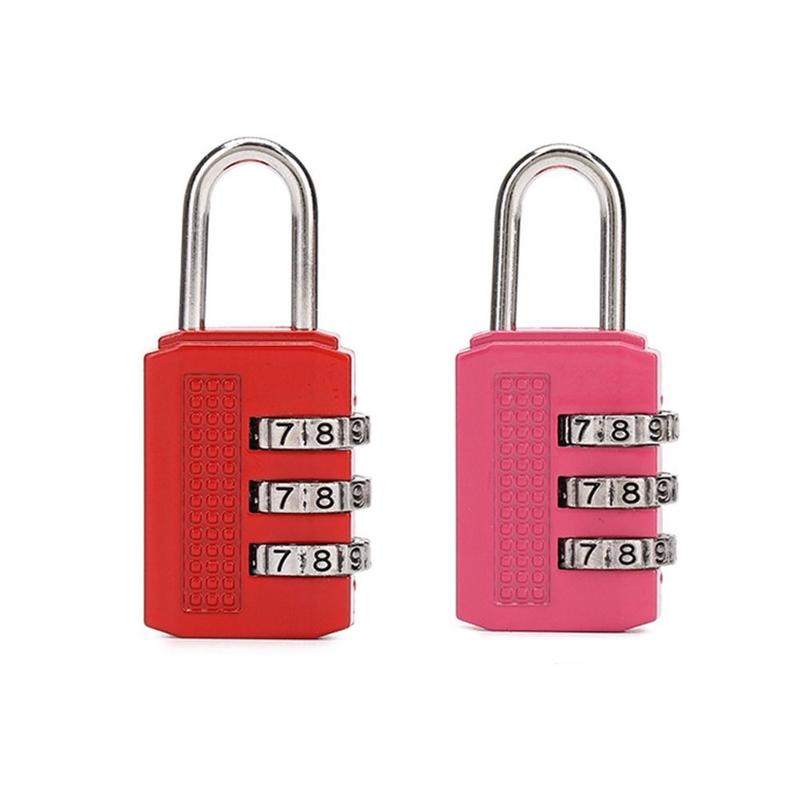 Product Introduction of Khóa Số Mini, Thiết Kế Đơn Giản, Mã Số 3 Chữ Số, Màu Trơn Chống Trộm, Bền, Được Làm Bằng Hợp Kim, Thích Hợp Cho Ngăn Kéo 13