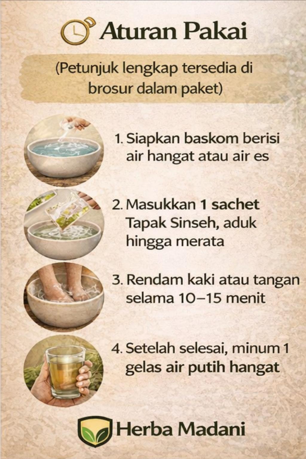 TAPAK SINSEH Serbuk rendaman kaki | herbal rendaman kaki | bubuk rendaman kaki
