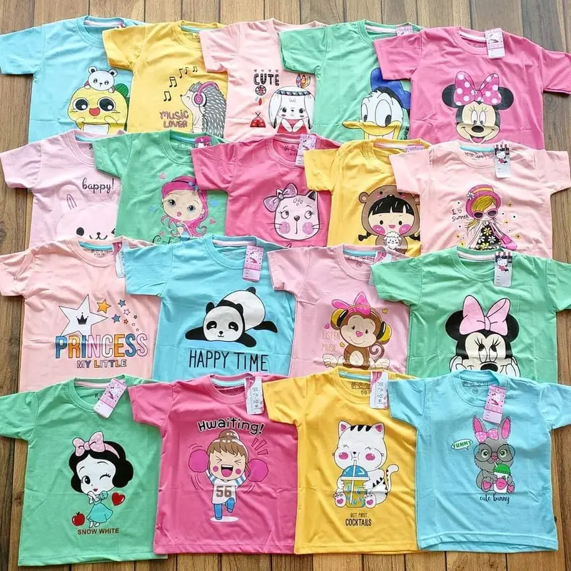 KAOS IMPORT ANAK 1 - 7 TAHUN ( 3 PCS ) 4