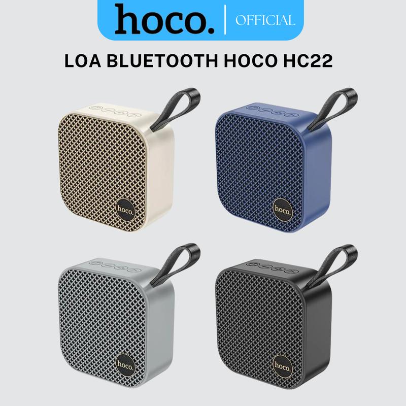 Loa Bluetooth Hoco HC22, Công Suất 5W, Âm Thanh Vòm 3D, Hỗ Trợ Khe Cắm Thẻ Nhớ, 4h Nghe Nhạc - Sống Động- Nhỏ Gọn - Sang Trọng loa bluetooth