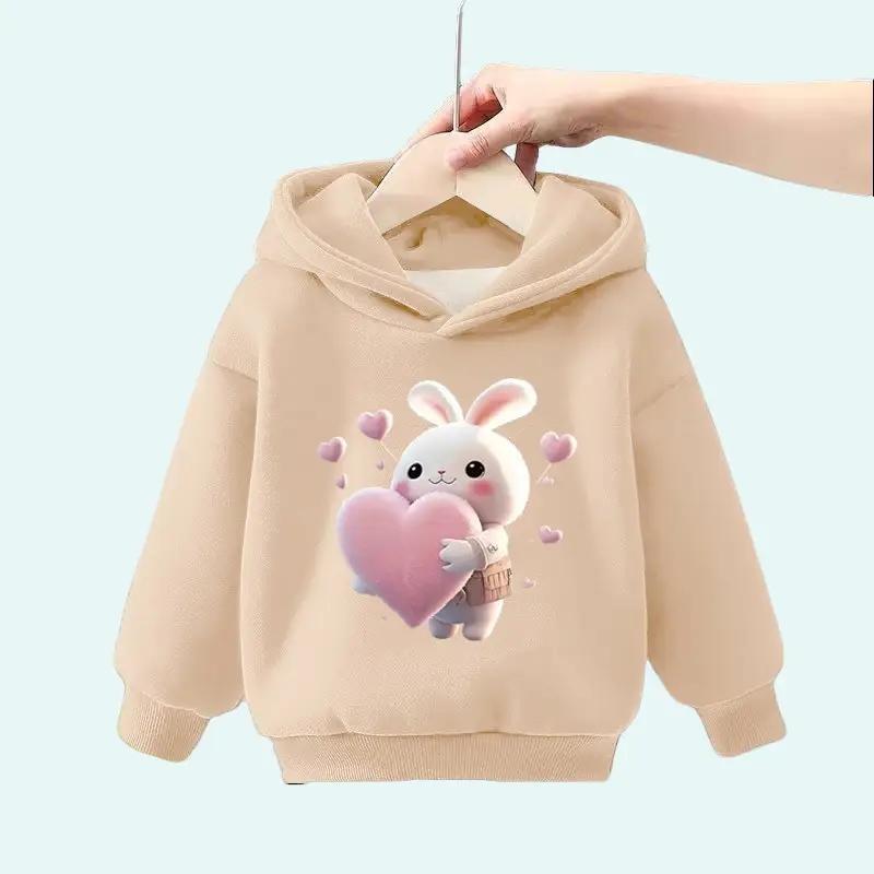 Áo nỉ hoodie có mũ bé gái 18-45kg, áo bé gái 4-15 tuổi mẫu labubu phong cách cá tính , vải mềm mát ,hàng may kĨ 1