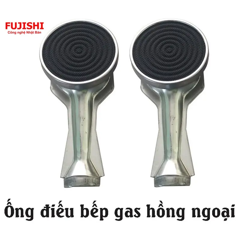 Điếu bếp gas Hồng Ngoại Tiết kiệm gas - Điếu dài 19,5cm, Gốm sứ 9cm +Tặng pas gắn + Vít Thay thế cho các bếp gas cùng kích thước 7