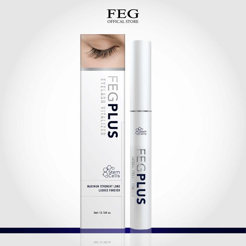 Serum dưỡng mi tế bào gốc FEG Plus Stem Cells ban ngày kéo dày mi dài mi , không gây thâm mắt dung tích 5ml