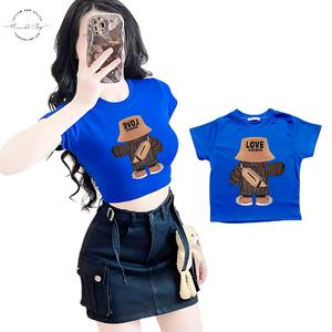 Áo Thun Croptop Borip Ôm Body Nữ Form Basic Cổ Tròn Tay Ngắn In Hình Gấu Nâu 3D Love Studio, Kích Cở S M L, Áo Croptop Ôm Body Nữ Áo Kiểu Xinh Đẹp In Hình Độc Lạ Đi Biển Đang Hot 2025 Mặc Hè Mặc Nhà Mặc Đi Chơi Thoải Mái Có Bigsize Đến 65kg