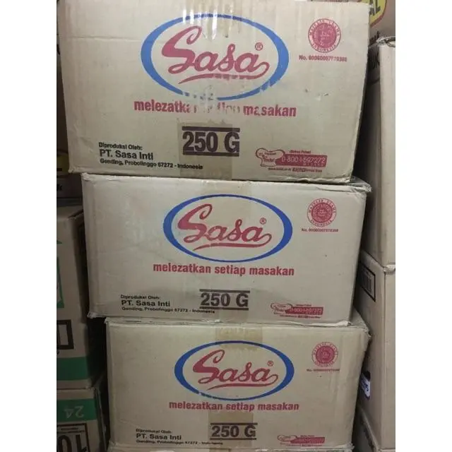 Sasa 48 x 250g dus / Sasa Gourmet Powder 250g / Sasa Penyedap Rasa 250g / Micin Sasa 250g karton 1