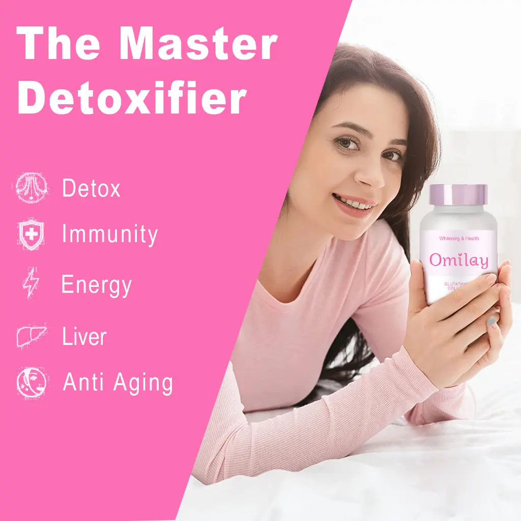 Mid-Season Sale Blast】Omilay Tokyo Glutathione Collagen Capsules Brighten  Skin Whitening Anti Aging Beauty Supplement