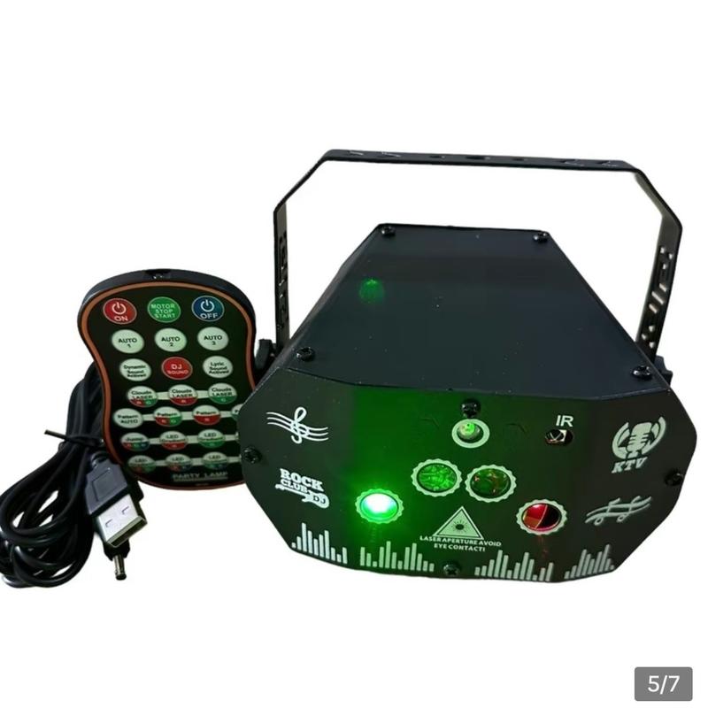 Đèn Laser LED 3D đi cảnh Chớp bay phòng kiểu dáng mini