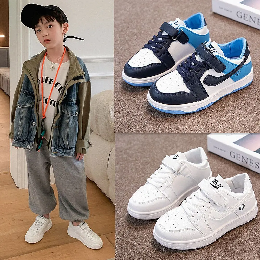 Children's Sports Shoes 2024 Autumn Style Boys and Girls Casual Sneakers Comfortable Low-top AJ Breathable Soft Sole Versatile Style