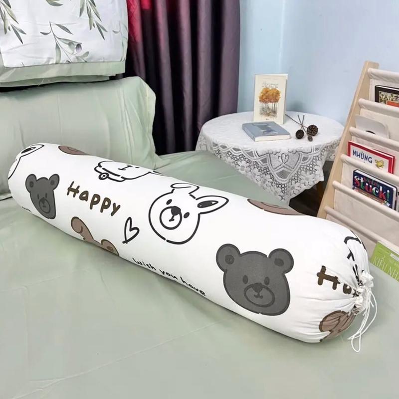  Gối ôm cotton người lớn ép hơi đài 35x100cm 100% đàn hồi ruột gối bông trắng tinh khiết loại cao cấp nhiều màu sắc lựa chọn 