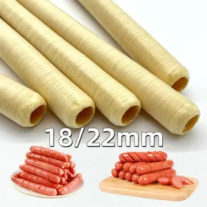 15M 18/22mm Casing Sosis Kolagen Food Grade Kulit Sosis Kolagen Sausage Casing