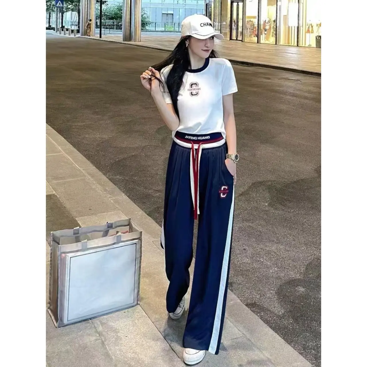 Stripe Pants C Needle | Sport Pants Wanita Celana Joger