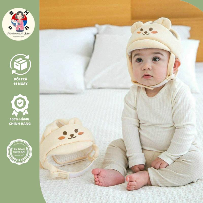 Mũ Bảo Vệ Đầu Tập Đi Tập Bò Nón Chống Ngã Va Đập Cho Bé Từ 6 Tháng Nuoiconkieuhan