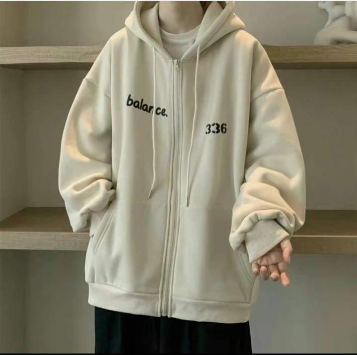 Áo khoác nỉ khóa, áo khoác hoodie nỉ mũ 2 lớp form thoải mải mặc 4 màu trong năm 1