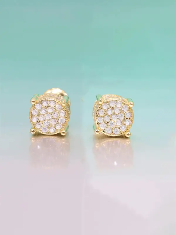Women's Elegant Glittering Stud Earrings, Gifts for Her, Minimalist Stud Earrings for Women for Party, Daily Decor, Trendy All-match & Exquisite Jewelry for Birthday Gift 6