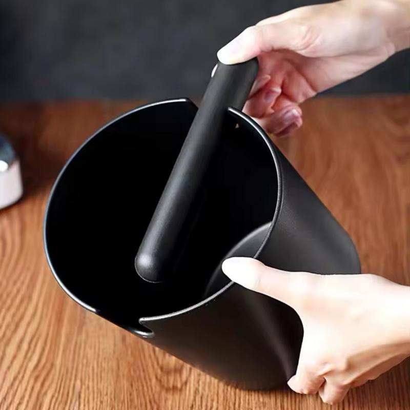 Product Introduction of Espresso Coffee Knock Box Shock-Absorbent Coffee Powder Residue Box Non-Slip Base Removable Knock Bar Coffee Grind Dump Trash Bin 9