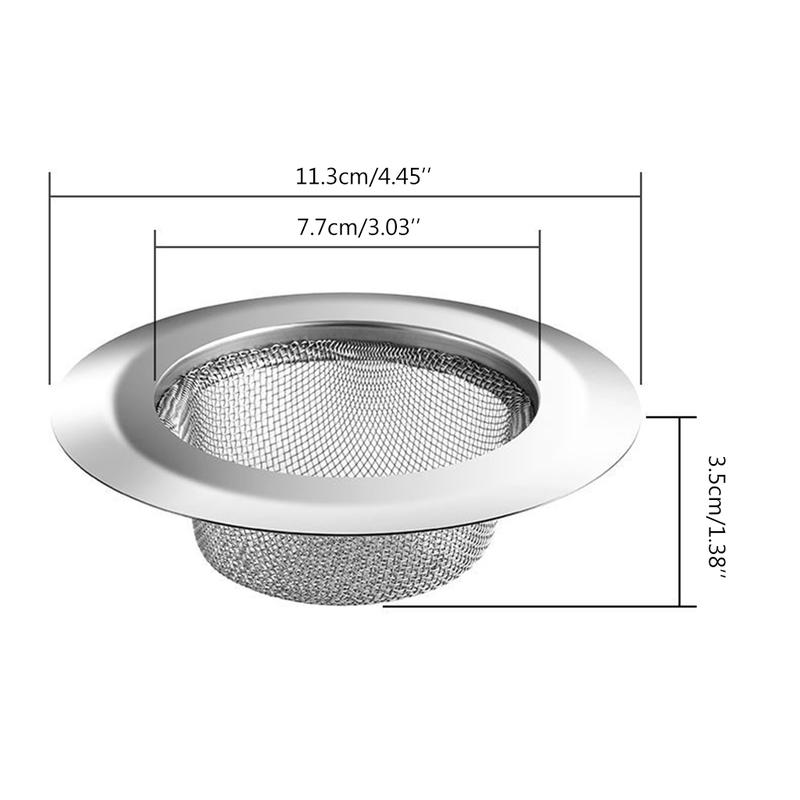 Kitchen Sink Strainer Drain Hair Catcher Bath Stopper Plug Sewer Filter with Lid 4