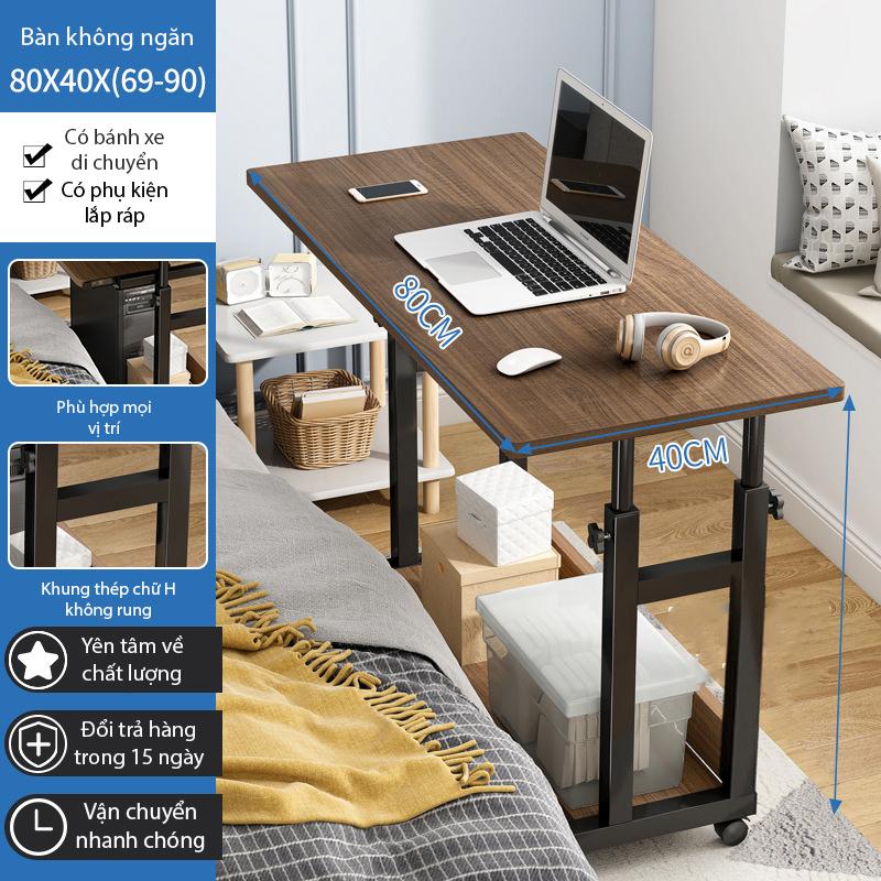 Product Introduction of Bàn học, bàn làm việc thông minh Nội Thất 5C nâng hạ chiều cao tiện lợi có bánh xe di động kệ lửng tiện lợi 23