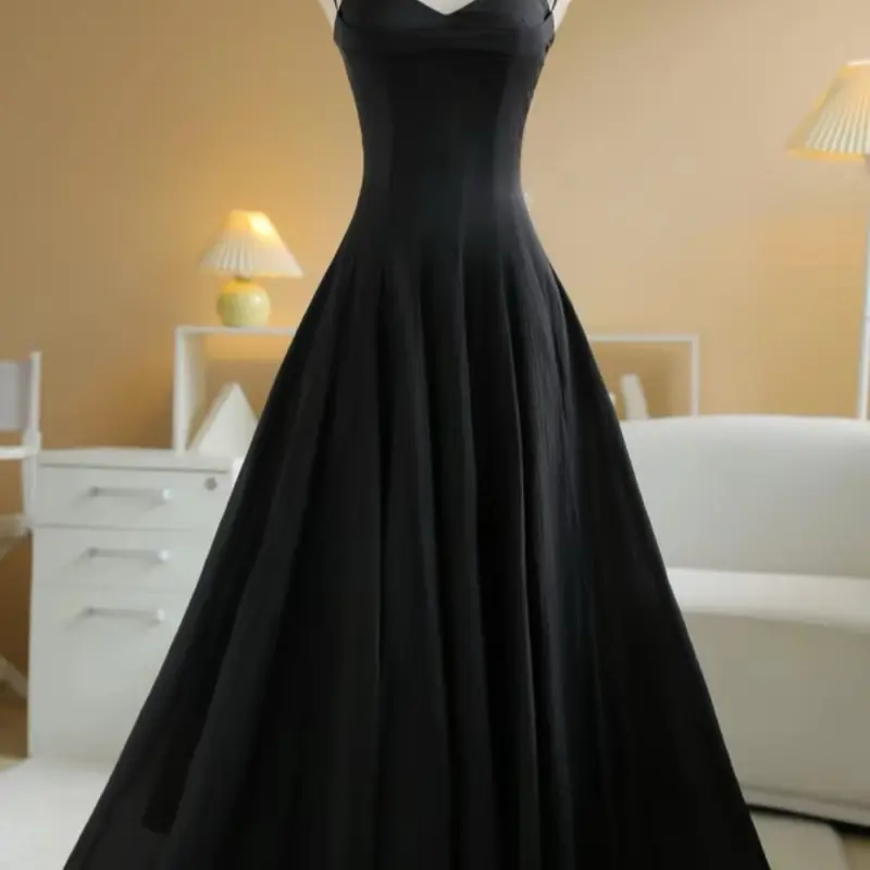 ĐẦM DỰ TIỆC , ĐI BIỂN , DẠO PHỐ , MACXI DÁNG DÀI TÙNG XÒE DRESS 2 Dây 4