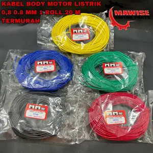 KABEL BODY MOTOR LISTRIK 0,8 0.8 MM 1 ROLL 20 M TERMURAH