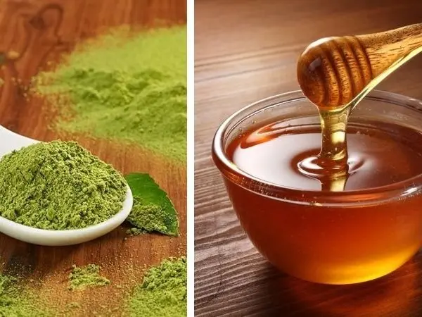 Bột mặt nạ trà xanh làm đẹp cho da mặt - hổ trợ lão hóa