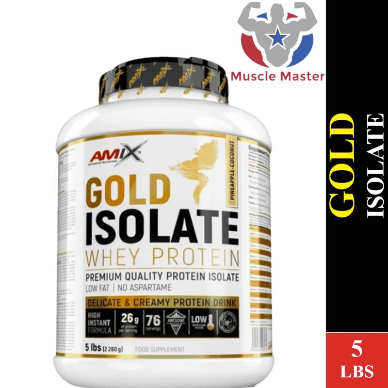  Sữa Hỗ Trợ Phát Triển Cơ AMIX GOLD ISOLATE WHEY PROTEIN 5LBS 
