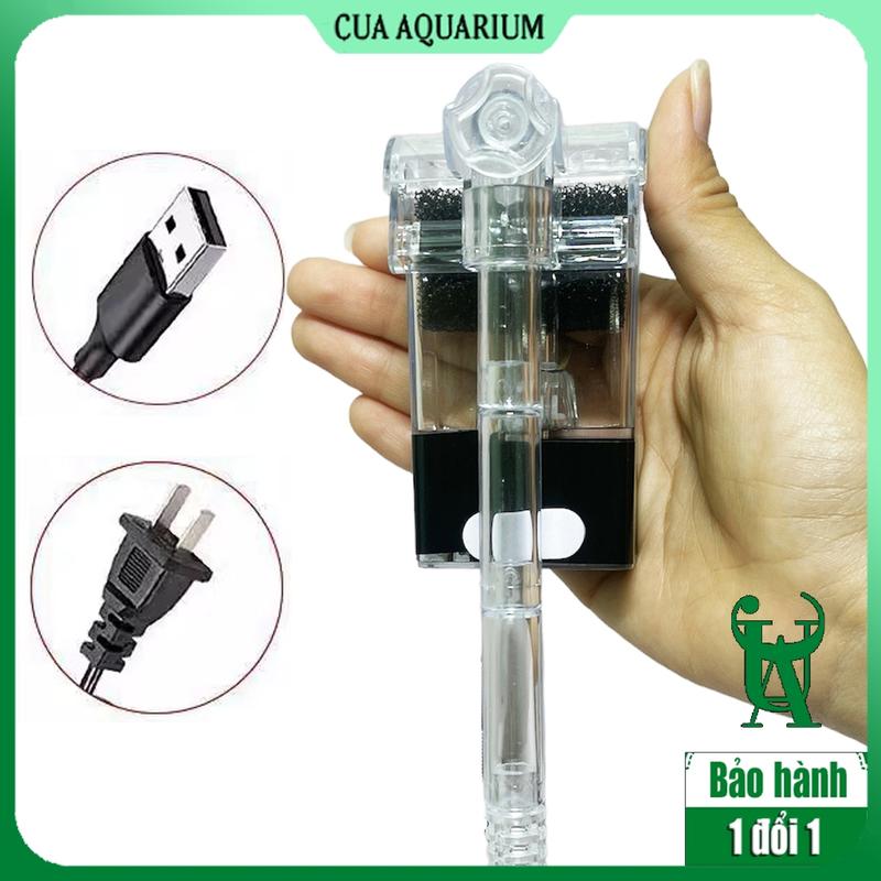  Máy lọc thác mini USB MB-400 cho bể cá hồ thuỷ sinh 