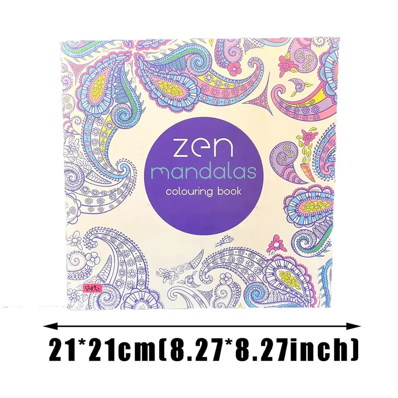 Adult Decompression Coloring Book, Creative DIY Painting Books, Art Color Matching Exercise Supplies 1