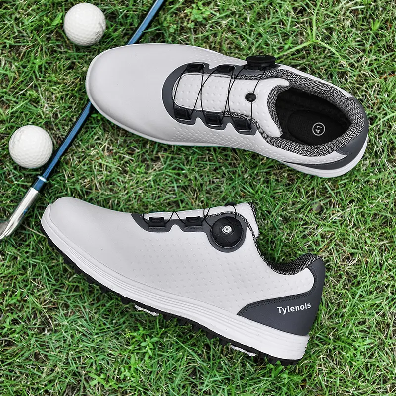 Boa Giày Golf Cho Nam, Giày Tập Golf Chuyên Nghiệp Nhẹ Và Chống Trượt, Không Thấm Nước, Để Đi Bộ Ngoài Trời, Phổ Biến, Mới 1