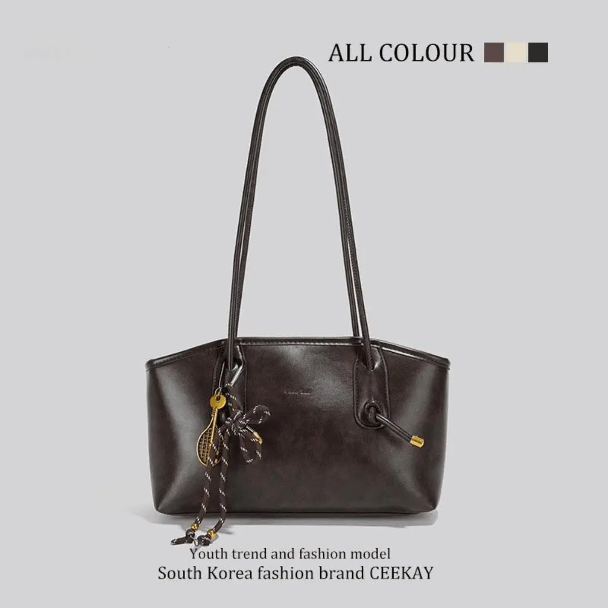 【Chất liệu cao cấp】Túi Tote Nữ Da Thật Phong Cách Cổ Điển Thanh Lịch Sức Chứa Lớn Thời Trang 2025 Túi Đeo Vai Hình Chữ Nhật Màu Sắc Tươi Sáng Túi Xách Đi Làm Đi Chơi Hợp Thời Trang Nữ Tính