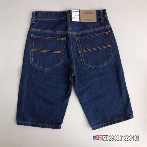 Quần short jean cotton mềm đẹp cho nam 7