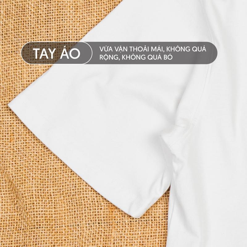 Áo thun VATO Rabbit - Áo phông nam,  nữ, áo thun cotton co giãn 2 chiều dáng suông, form rộng dễ mix match nhiều phong cách 6