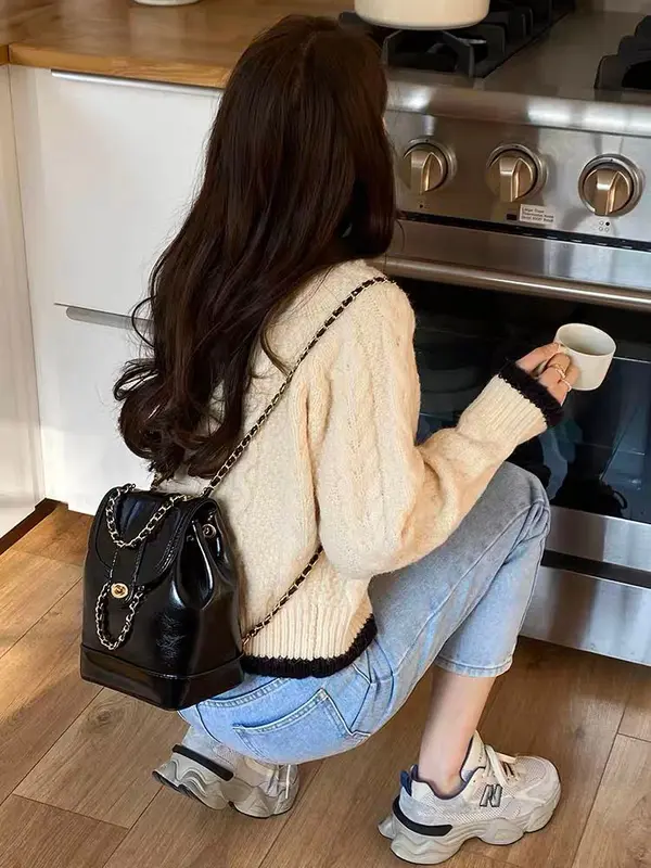 (HOT ITEM)HERVEY -  KOREAN BACKPACK CARDINAL RED VEGAN LEATHER PREMIUM TAS BACKPACK KULIT TAS JINJING KOREA TAS SELEMPANG WANITA TERBARU 2