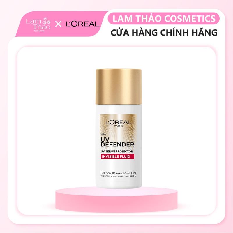 Kem Chống Nắng Loreal Paris X20 UV Defender Serum Invisible Fluid SPF+ 50++++ 50ML Skincare