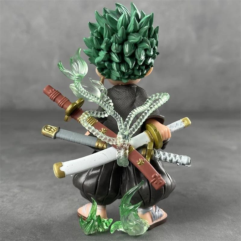 Product Introduction of One Piece Figure, Q Version Zoro Model Toy, Anime Figure Model 3