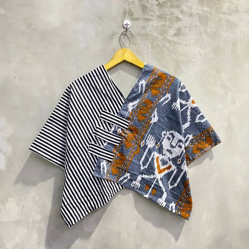 CROP TOP BATIK ATASAN WANITA OUTER LUCU corduroy 0