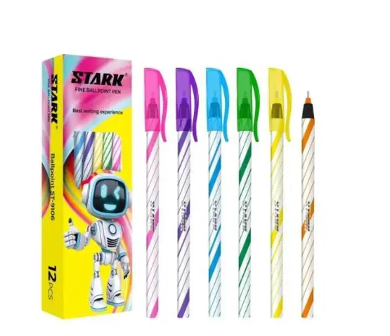 (12pc) PEN ULIR LILIN STARK / PULPEN HITAM MURAH 4