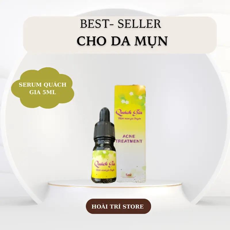 Serum Quách Gia Giảm Mụn- Trắng Da  Đẹp Da  5ml. Skincare Chăm Sóc Da Women 0