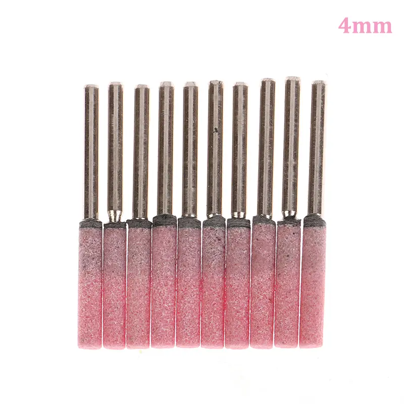 Dũa Đá Mài Máy Mài Cưa Xích, Bộ 10 Cái, Thích Hợp Cho Cưa Xích 4 / 4.8 / 5.5 / 6Mm, Đánh Bóng Kim Loại, Đá Máy Mài Cưa Xích 6