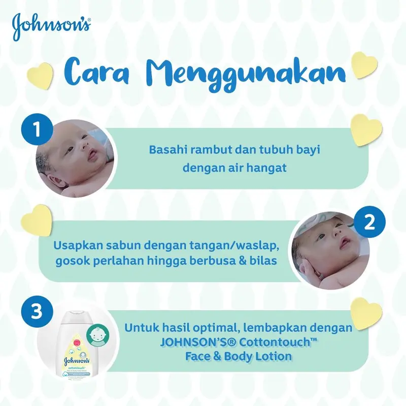 ￼JOHNSON'S Johnsons Baby Bath Kids Hair & Body | Hair & Body Bath 2in1 | Sabun Mandi Bayi 1
