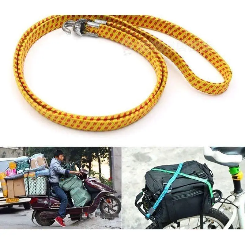 Tali Bagasi Elastis Pengikat Barang Motor Sepeda Sebaguna Tali Hook Gantungan Ikat Barang 1