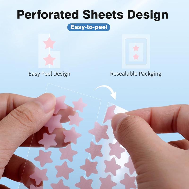 Acne Patch, 200pcs/set Star Shaped Acne Absorbing Cover Patch, Hydrocolloid Acne Patches for Face Zit Patch Acne Dots 3