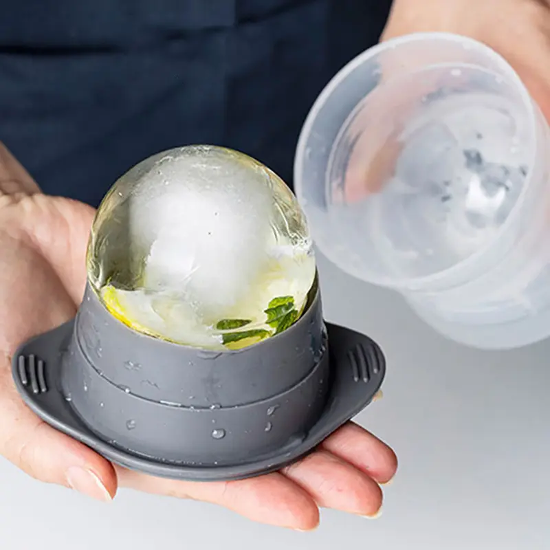 Silicone Sphere Ice Cube Mold Kitchen  Ice Ball Round Jelly Making Mould