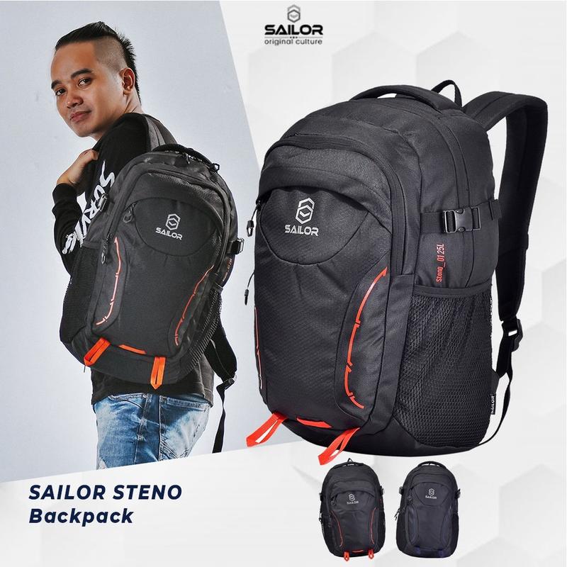 Tas Ransel Pria Wanita Backpack Sailor STENO 0