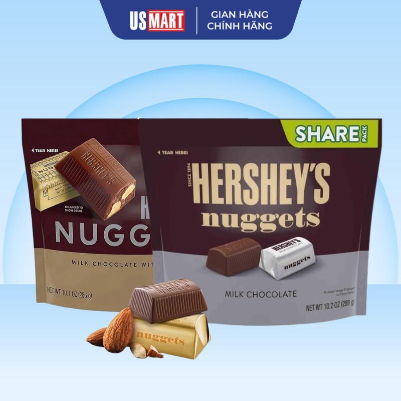 Socola Hershey's Nuggets Chocolate Nhiều Vị 286g Bánh Kẹo Tết Thơm Ngon