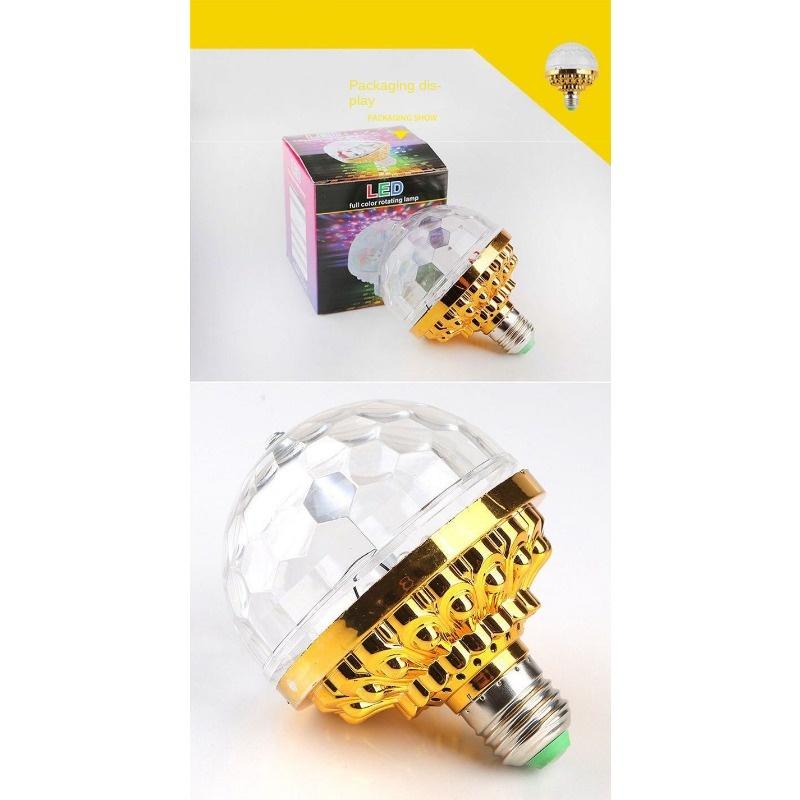Product Introduction of KTV flash lantern colorful rotating light bulb automatic color-changing colorful light home dance table light audio light, ambient light, neon light 10