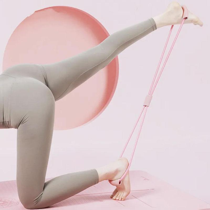 8-Word Type Exercise Rubber Resistance Band Household Magic Yoga Stretcher Elastic Belt Fitness U9I2 1
