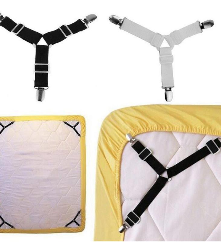 Kẹp 3 chấu có đệm silicon giữ cố định Ga Giường Drap Chống Xê Dịch, giúp ga phẳng phiu