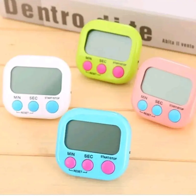 Digital Timer Pengatur Waktu Alarm Masak Stopwatch Kitchen Magnet 0