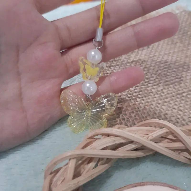 Phone Strap Butterfly Tali Gantungan Lanyard 3