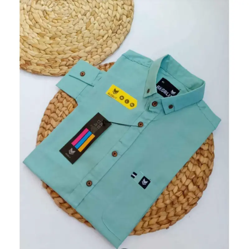 Kemeja Cowok Lengan Panjang Polos - Kameja Pria Army Lembut Casual Basic Hitam Formal Nyaman 8